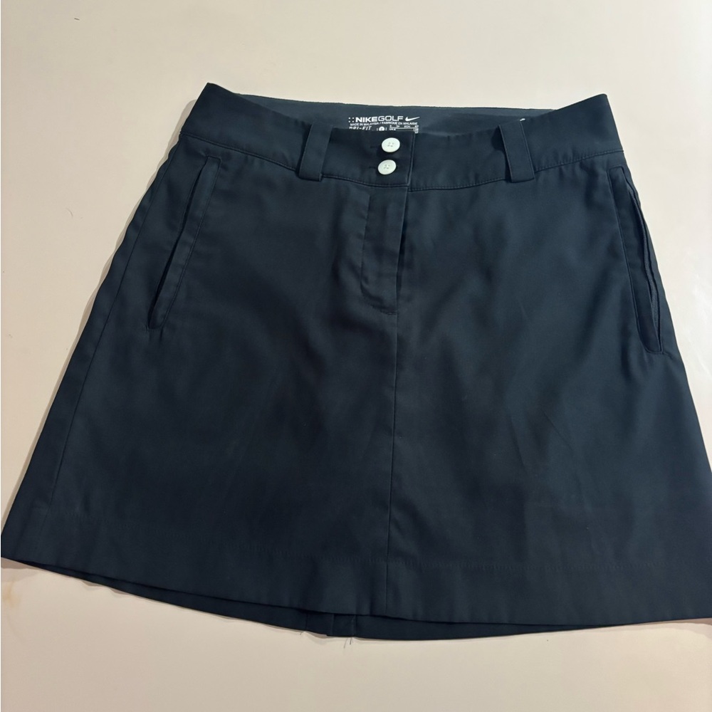 Nike Dri-FIT Black Golf Skort